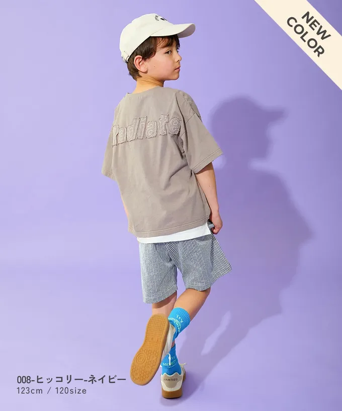 日本 devirock - 夏日印花純棉寬版短褲-迷彩-軍綠