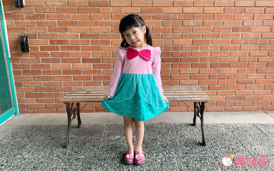 長袖造型公主裙-美人魚