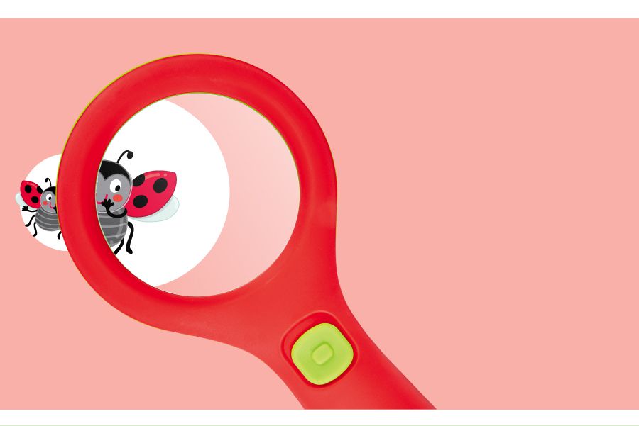 德國 Moses - 小園丁系列-LED寬鏡面放大鏡