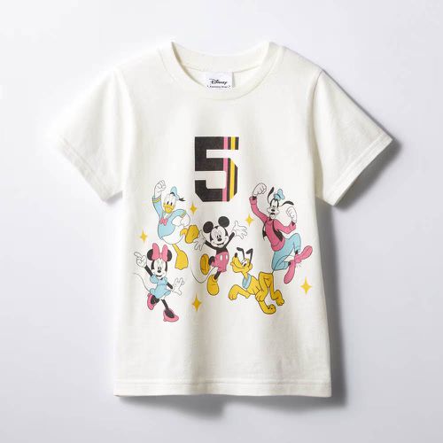 純棉迪士尼印花短袖上衣(小孩)-數字5