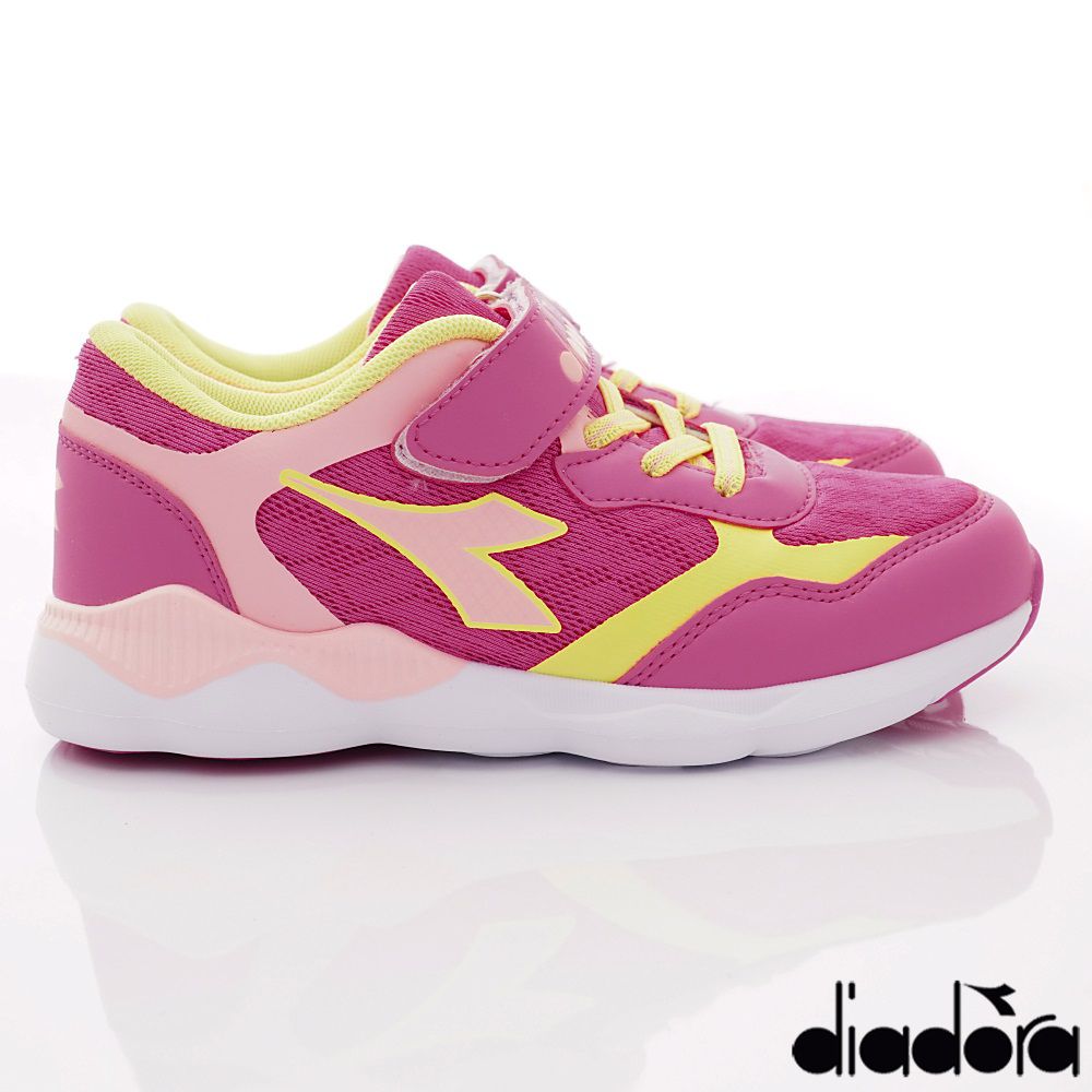 DIADORA - 春夏新品義式競速運動潮流鞋款(大童段)-粉