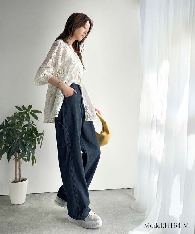 日本 Classical Elf - 超顯瘦厚磅百搭直筒褲-黑