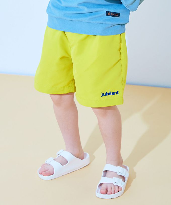 日本 devirock - 抗UV 水陸兩穿舒適鬆緊短褲-（腰圍可調整）-藍紫