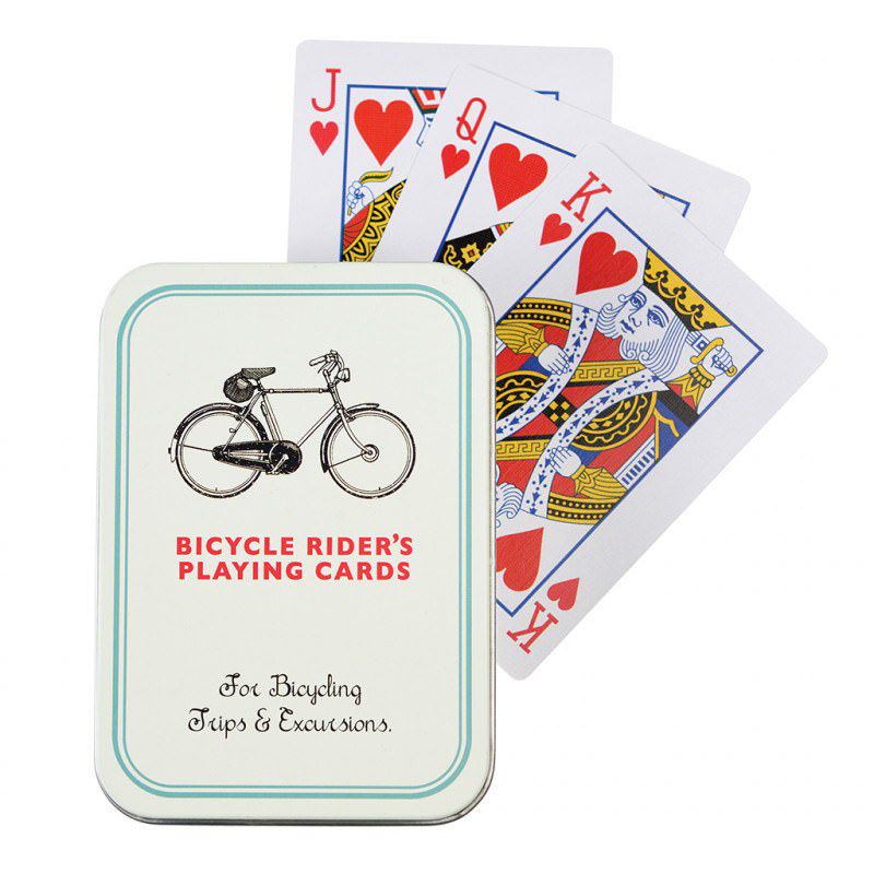 英國 Rex London - 鐵盒撲克牌/紙牌-自行車