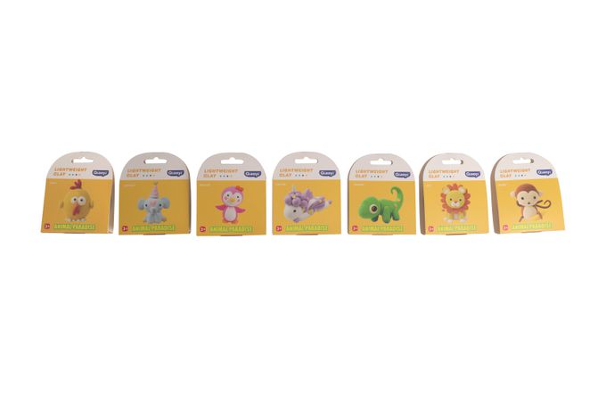 樂彩森林 - 4色主題輕黏土-動物天堂(混款)