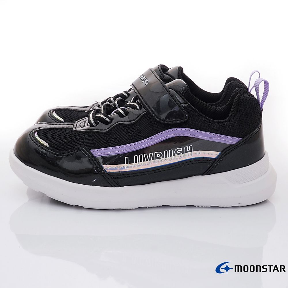 Moonstar日本月星 - 月星機能防水運動鞋(中大童段)-運動鞋-黑