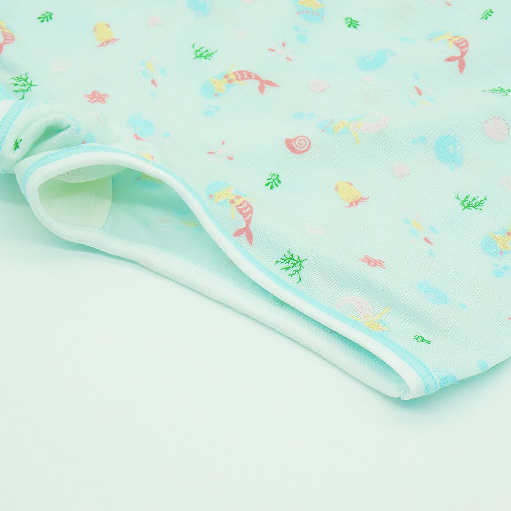 Annypepe - 女童95%天絲美人魚四角褲-水色 (110-150cm)