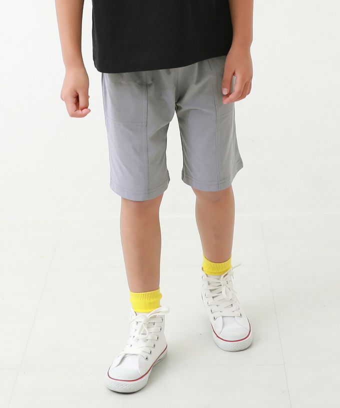 日本 devirock - 防污抗UV 舒適機能短褲-中線耐看款-萊姆黃