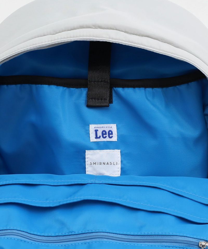 日本 COOCO - Lee聯名款 輕量美型後背包-淺灰 (W30*H39*D15cm)