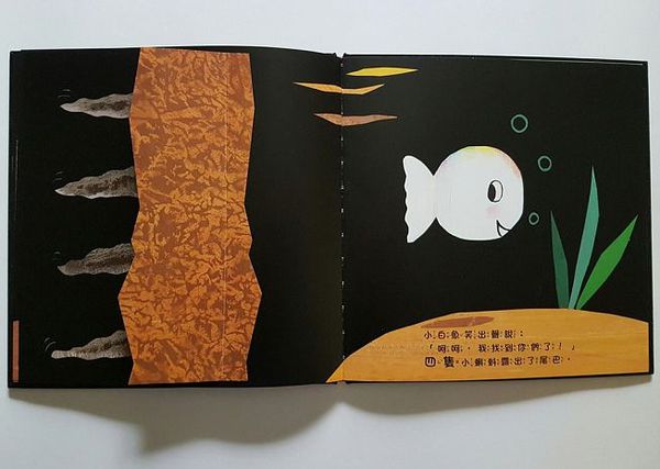 跟小白魚一起玩躲貓貓