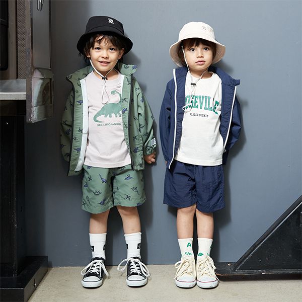 日本 b-ROOM - 玩水OK！潑水加工輕便短褲-卡其