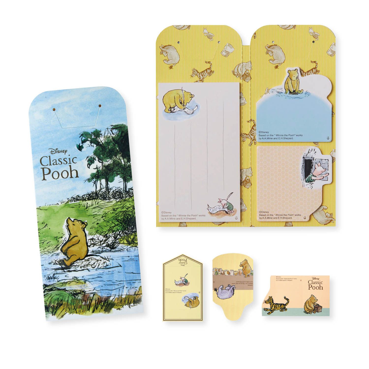 日本千趣會 - 日本製 迪士尼可愛造型便條紙組合-小飛象