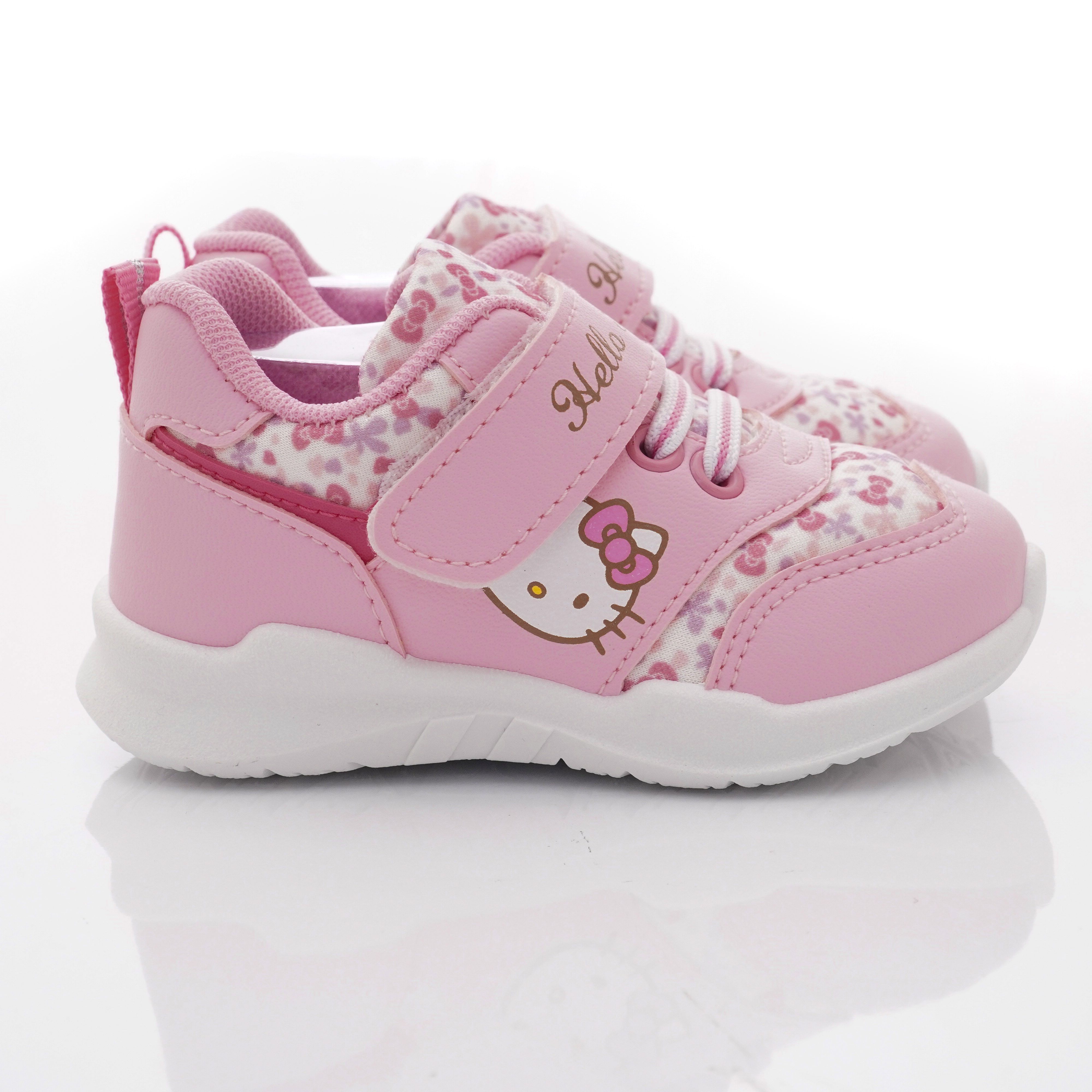 HELLO KITTY - 小碎花運動鞋款(小童段)-粉