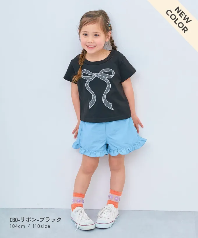 日本 devirock - 女孩運動風設計款短袖T恤-CHARMER-粉紫x白