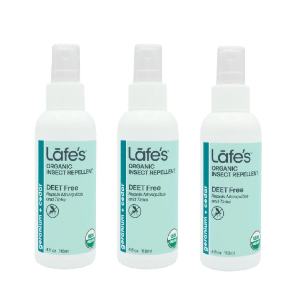 美國 Lafe's organic - 有機全家防蚊液-118ml*3入