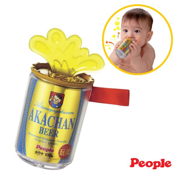 日本 People - 金色啤酒咬舔玩具