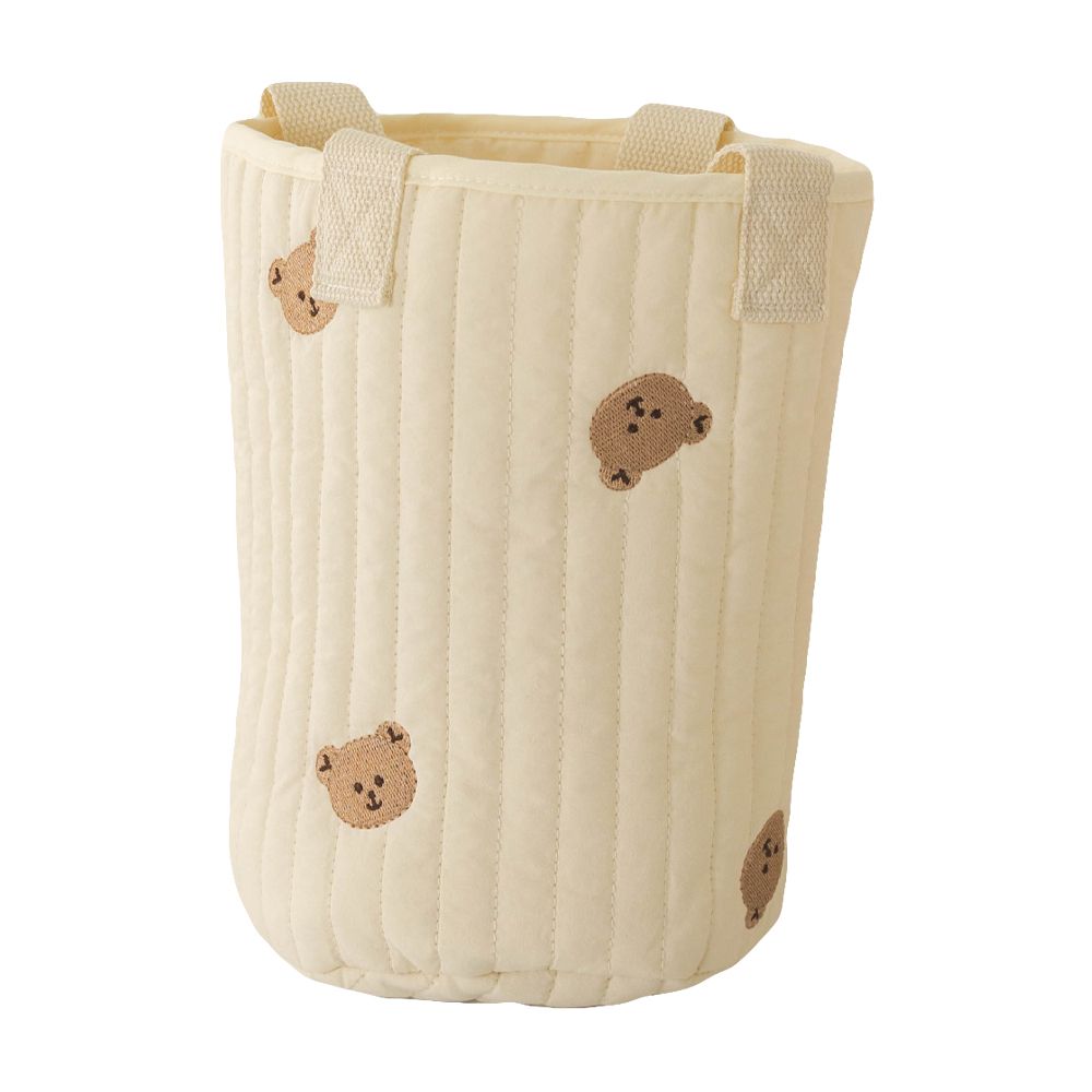 韓風手提包 推車掛袋 奶瓶尿布袋 置物袋-小熊