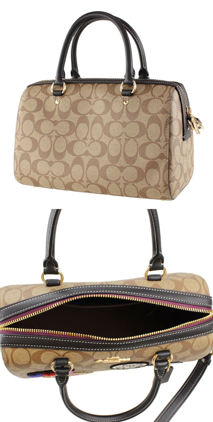 COACH - 滿版LOGO迪士尼聯名波士頓包 (壞皇后)