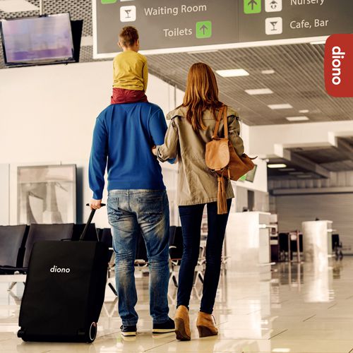 Diono - 西雅圖 璀沃斯 Diono TT 車 - 輕便型行李式秒收嬰幼兒推車-黑立方