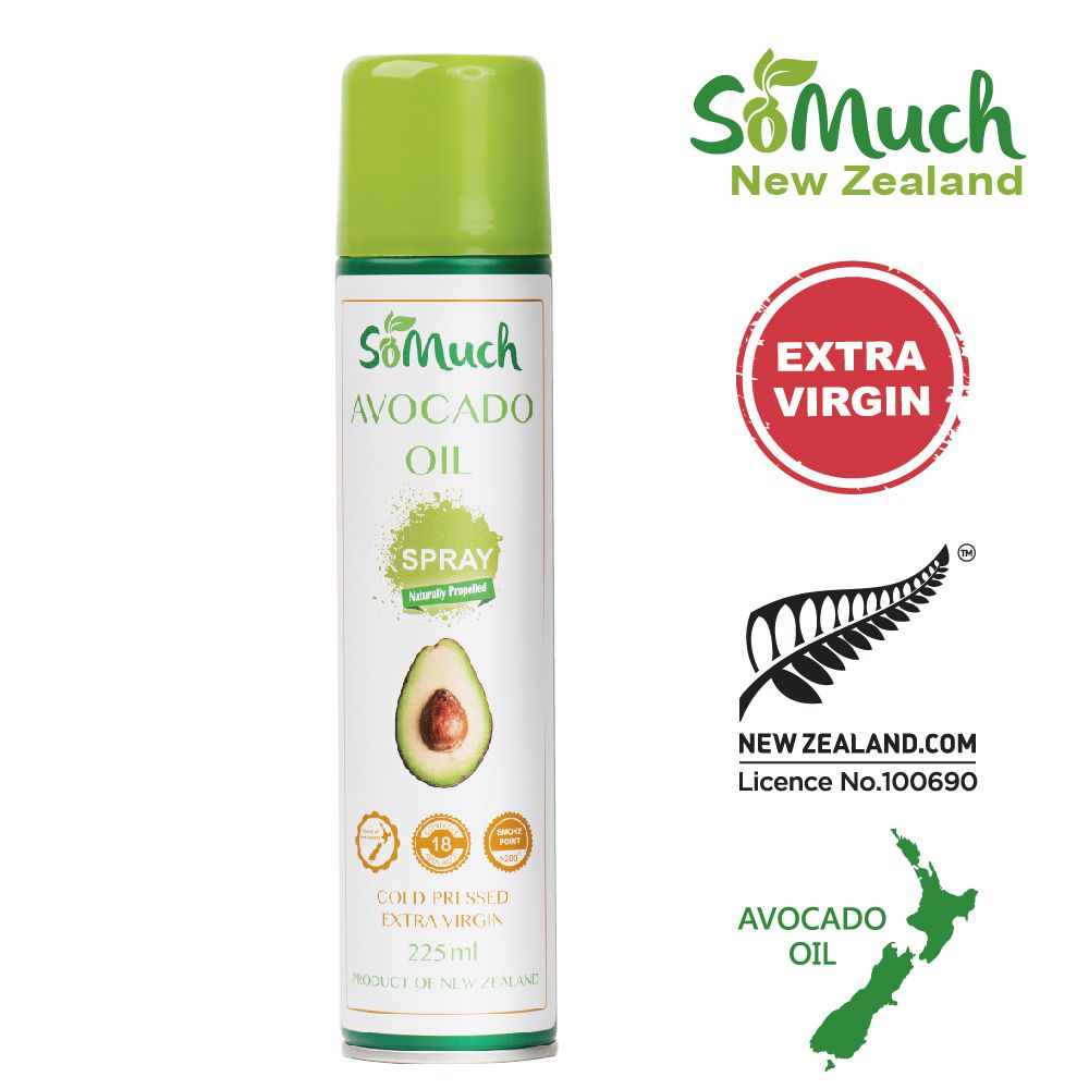 壽滿趣 - 紐西蘭Somuch-頂級冷壓初榨酪梨油噴霧/噴油瓶-225ml