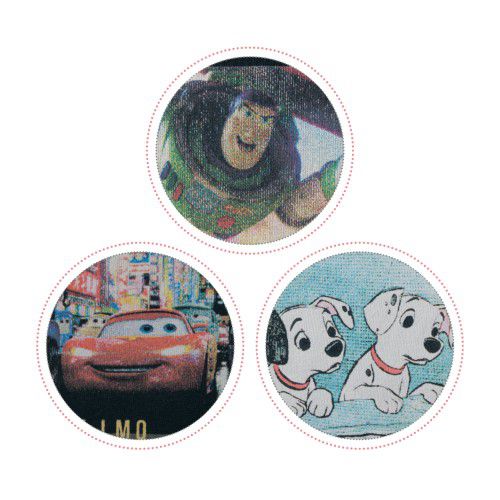 日本千趣會 - 迪士尼裏毛長T-仿舊印花巴斯光年-深藍