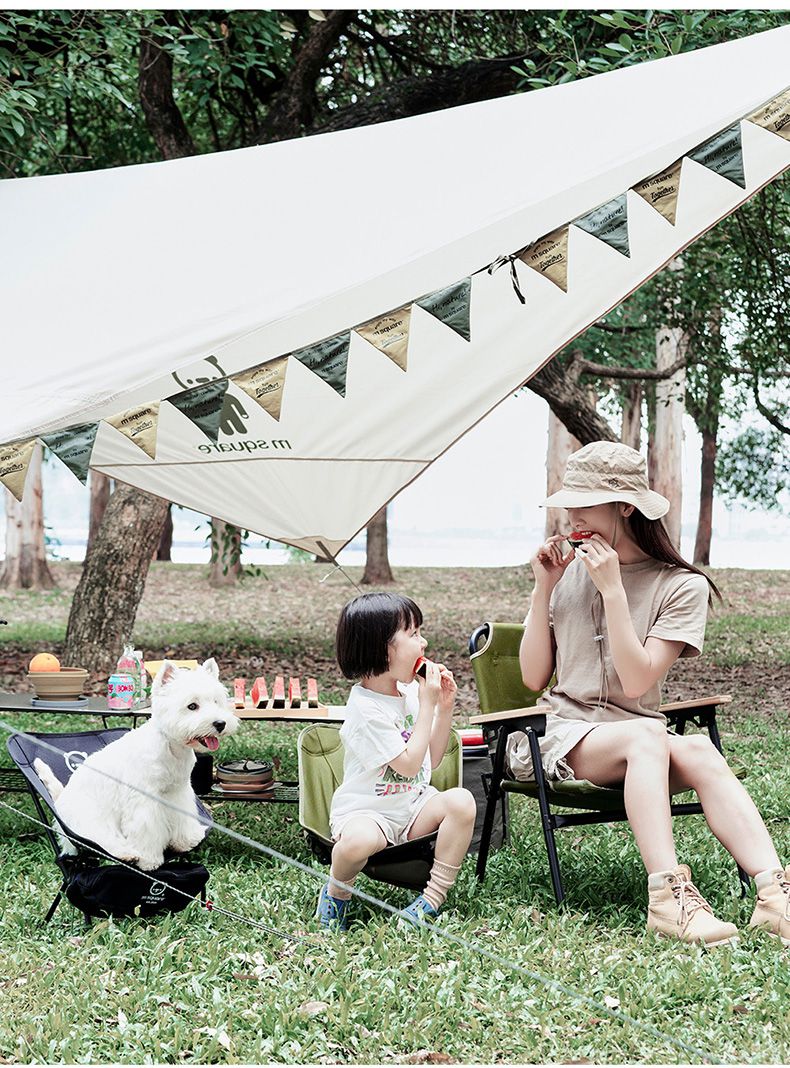 M Square - 輕量迷你摺疊椅-橄欖綠