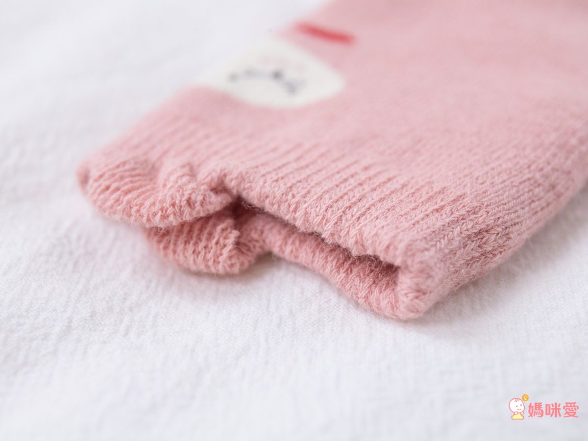 JoyNa - 加厚毛圈寶寶中筒襪-2雙入-粉色小貓+隨機1雙
