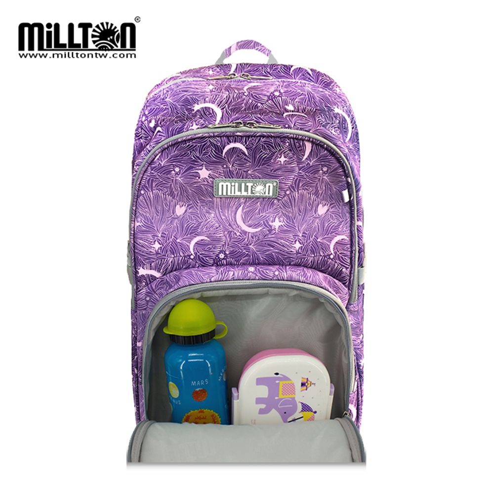 軍規雙軸護脊書包｜紫夜星月Purple Night｜30L 800g