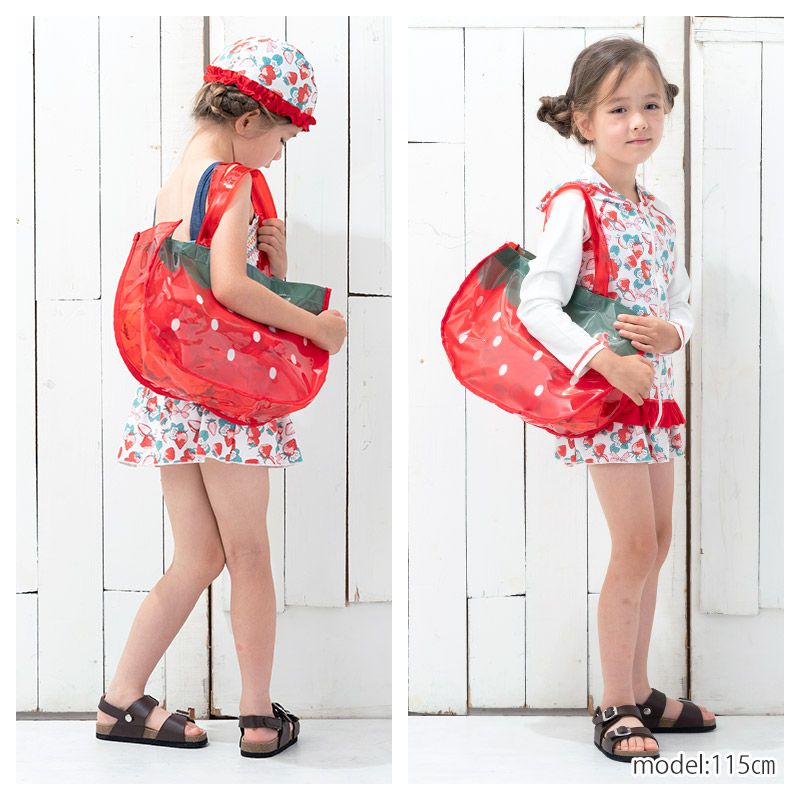 日本 ZOOLAND - 防水PVC手提袋/游泳包-E海洋風情-薄荷 (25x34x11cm)