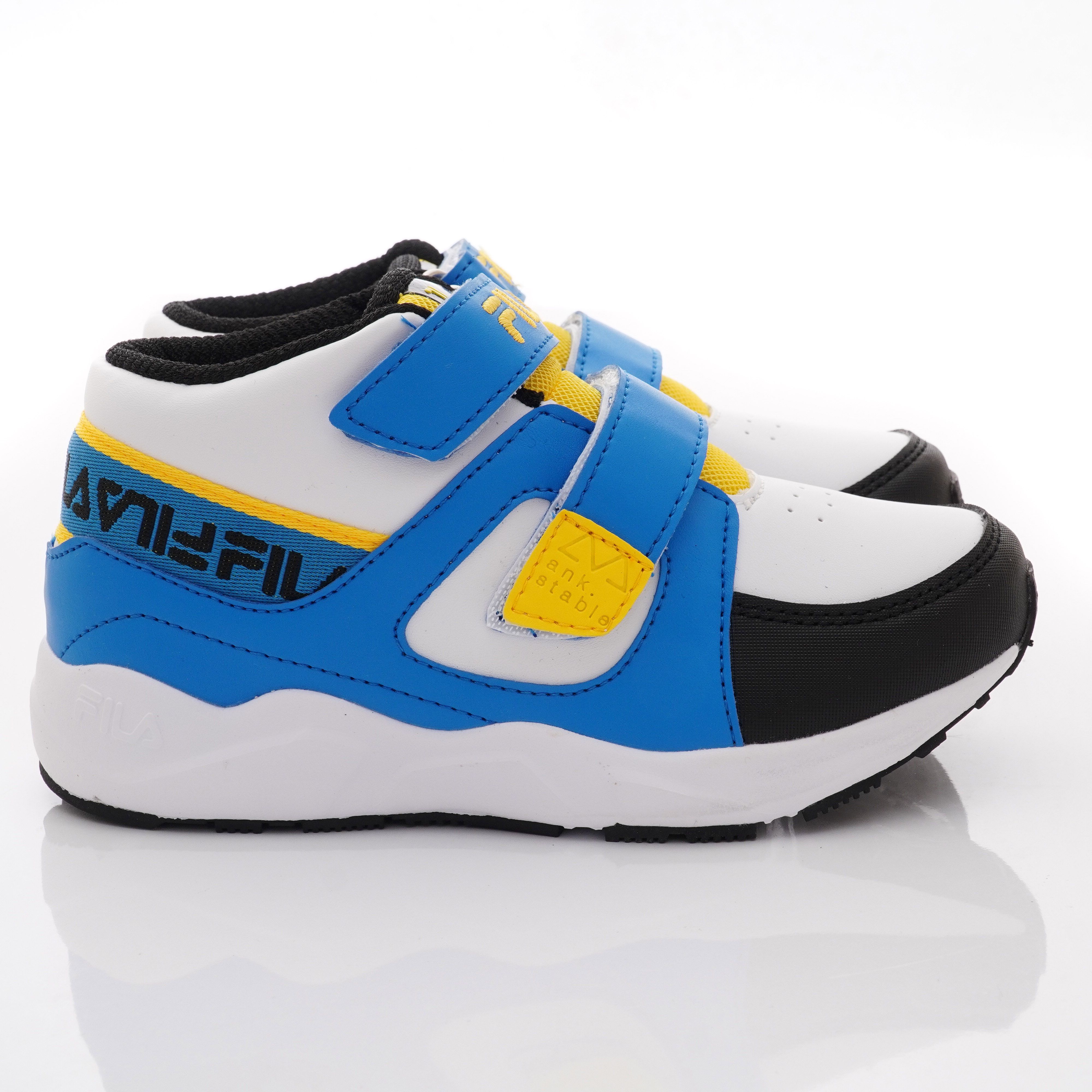 FILA - 全方位穩定機能鞋款(中小童段)-運動鞋-藍黃