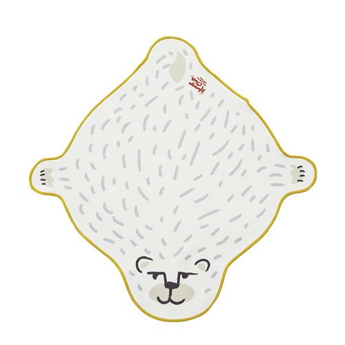 不會掉萬用魔術包巾-白熊 (48×48cm)