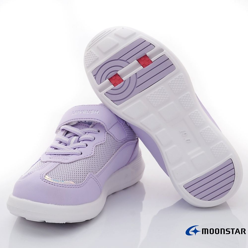 Moonstar日本月星 - 月星機能防水運動鞋(中大童段)-運動鞋-紫