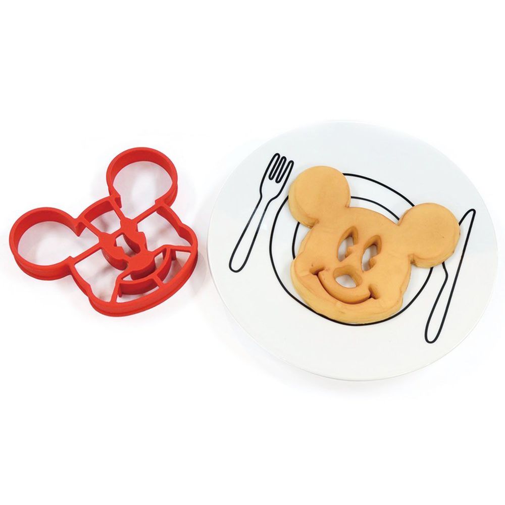 日本 - 迪士尼矽膠鬆餅模-米奇 (12.5×15×2cm)