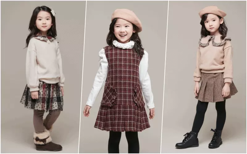 韓國 Coco Bang - 格紋鬆緊假腰帶長褲-深藍