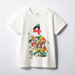 日本千趣會 - 純棉迪士尼印花短袖上衣(小孩)-數字4