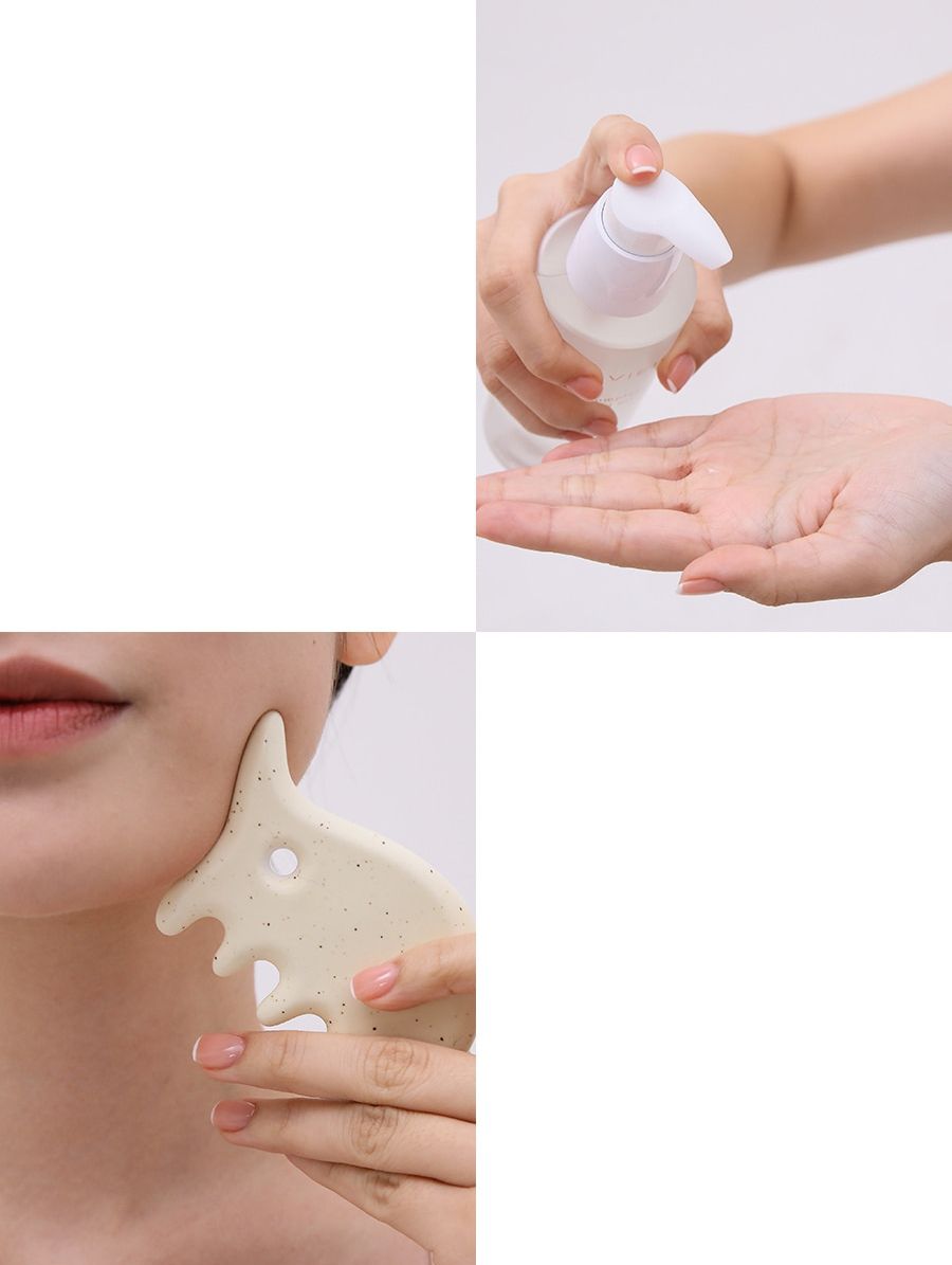 韓國 EDVIEW - 全身適用手工舒壓陶瓷刮痧板-白色海豚-1入-直播專屬