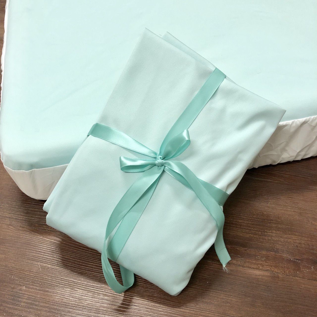 Rockland - 中床藍色保潔墊-藍色 (120X65)-床墊套含天絲棉材質