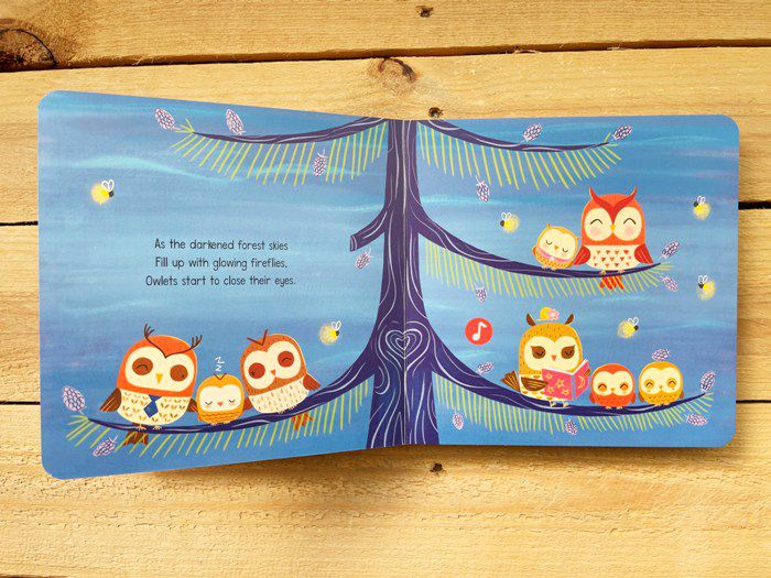 《晚安音效書》輕壓聽音樂，睡前好入眠