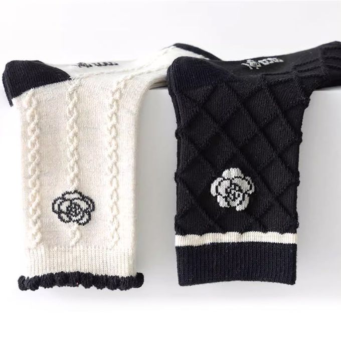 腳ㄚ子 - 幼/兒童棉質中筒襪 童襪 襪子 棉襪 兒童襪-高貴公主