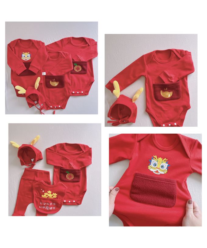 YOUrs - 【龍年限定】-新春口袋包屁衣