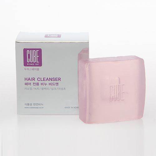 韓國CUBE - 專業頭皮髮根調理洗髮皂100g (附皂盒)
