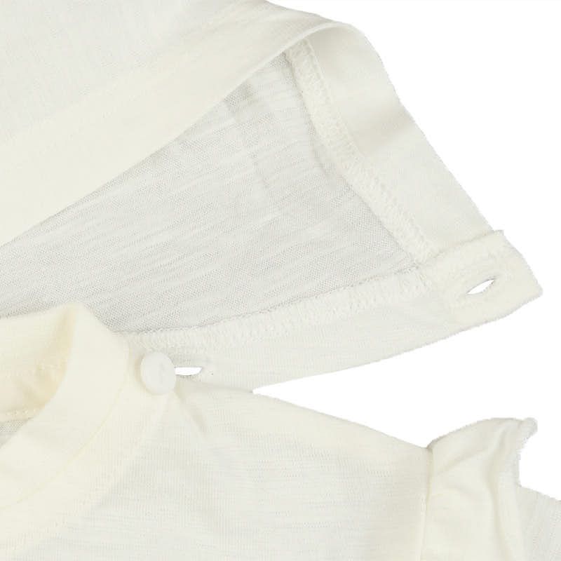 akachan honpo - 幼兒抗UV連帽外套-米白色