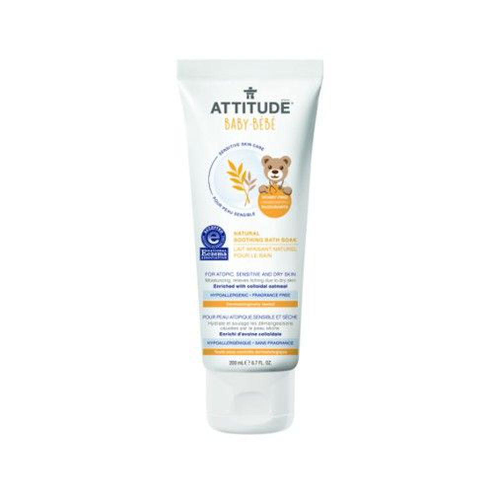 加拿大 ATTITUDE 艾特優 - 寶寶敏感肌膚舒緩沐浴露-無香精-200ml