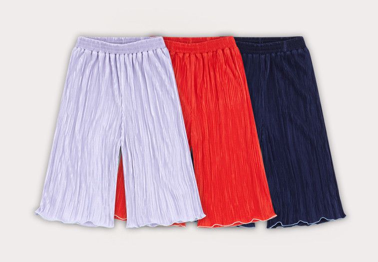 韓國 HEJMINI - 涼感寬鬆長褲-海軍藍