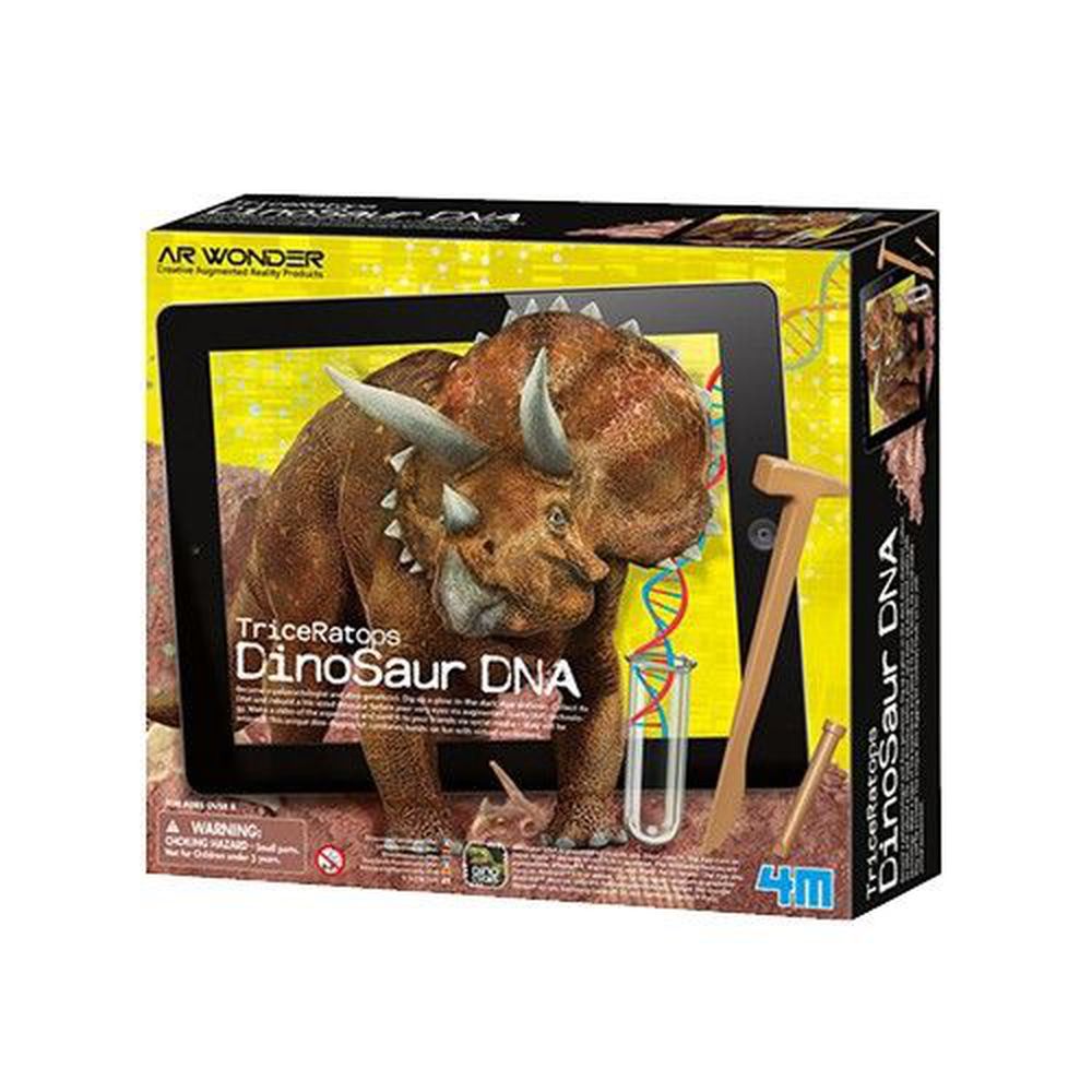 香港4M創意玩具 - 基因解密-三角龍實境秀 Dinosaur DNA Triceratops