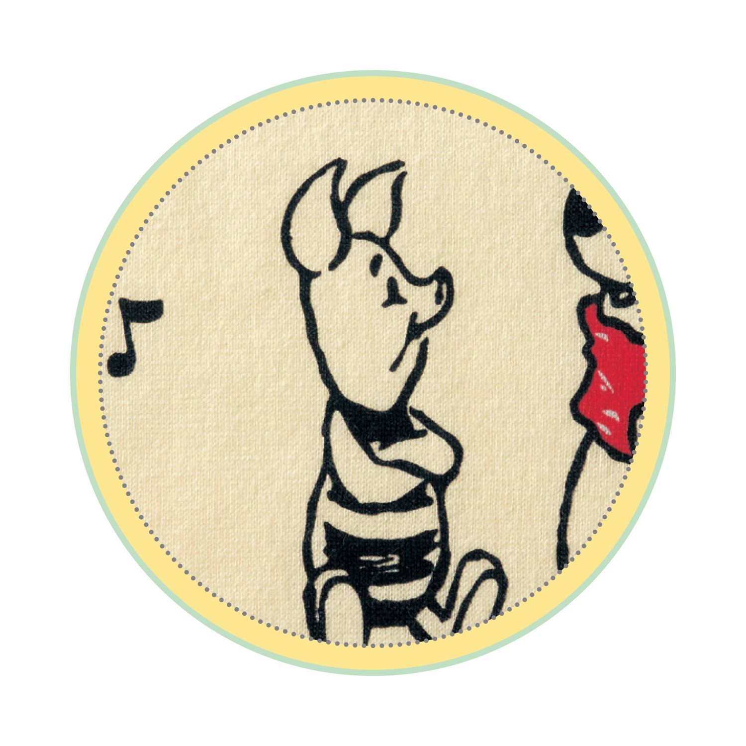 日本千趣會 - 迪士尼天竺棉短T-維尼小豬-米