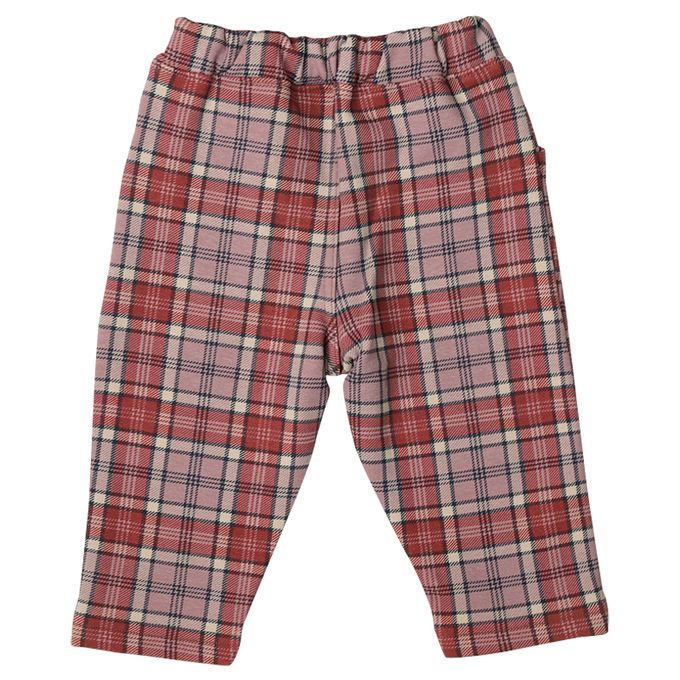 akachan honpo - 內裡刷毛褲-格紋