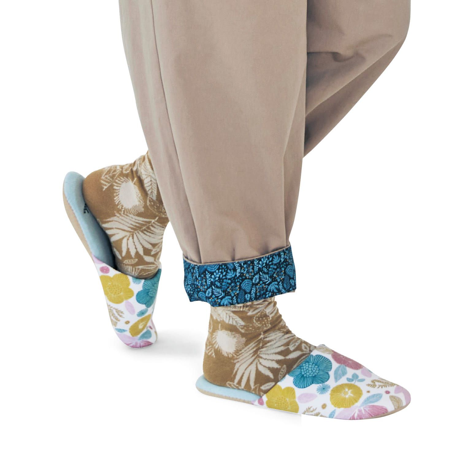 日本千趣會 - mini labo 質感室內拖鞋-週日在鄉村 (23-25cm)