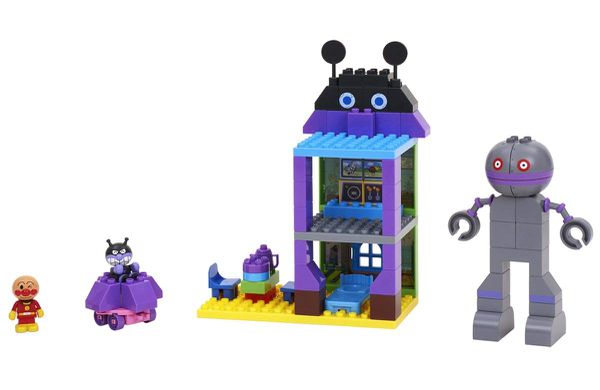 日本 Bandai - 麵包超人-細菌人積木玩具-63PCS