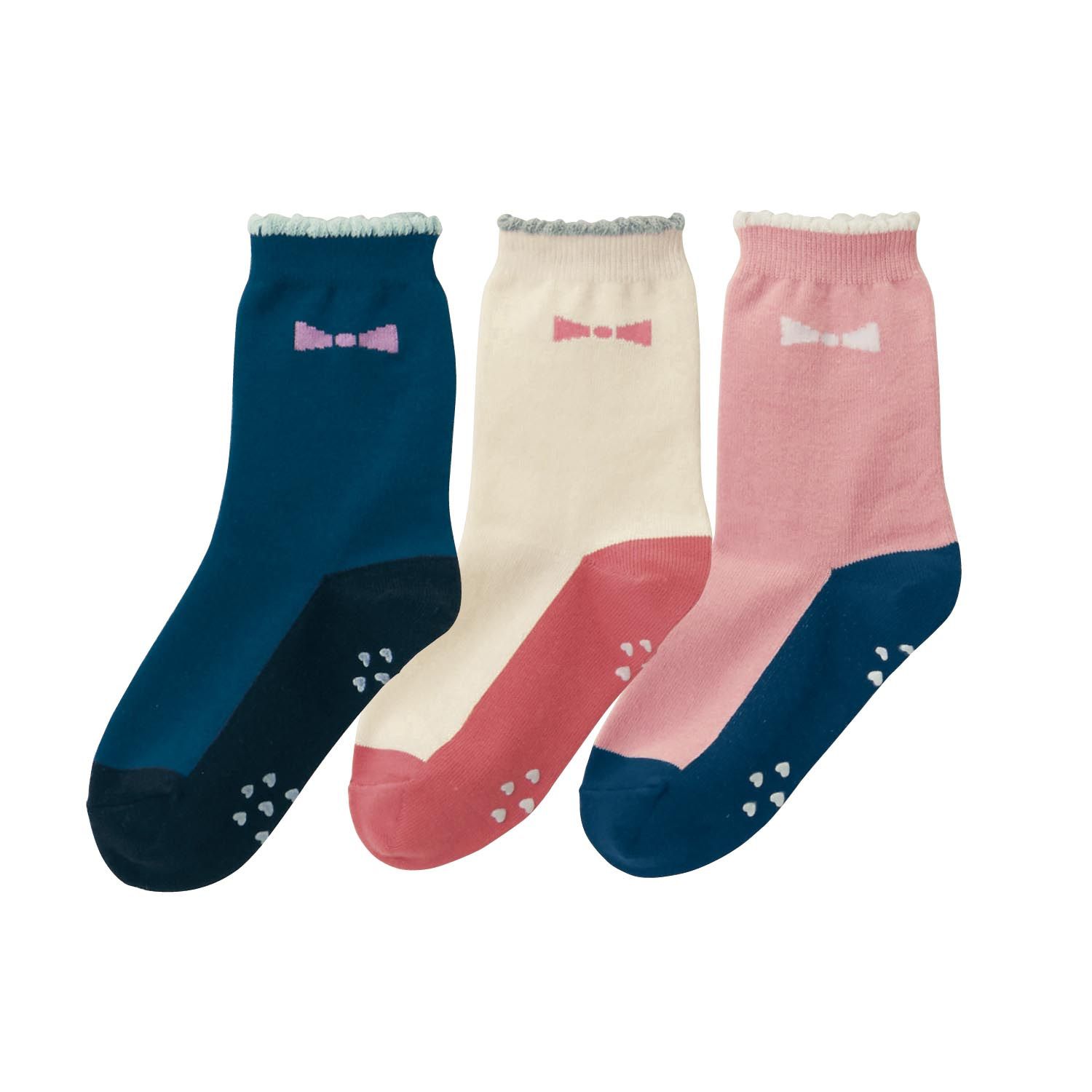 日本千趣會 - GITA 超值中筒襪三件組-星星